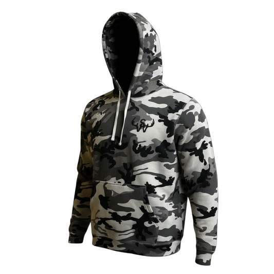 “BUCK” SNOW CAMO HOODIE