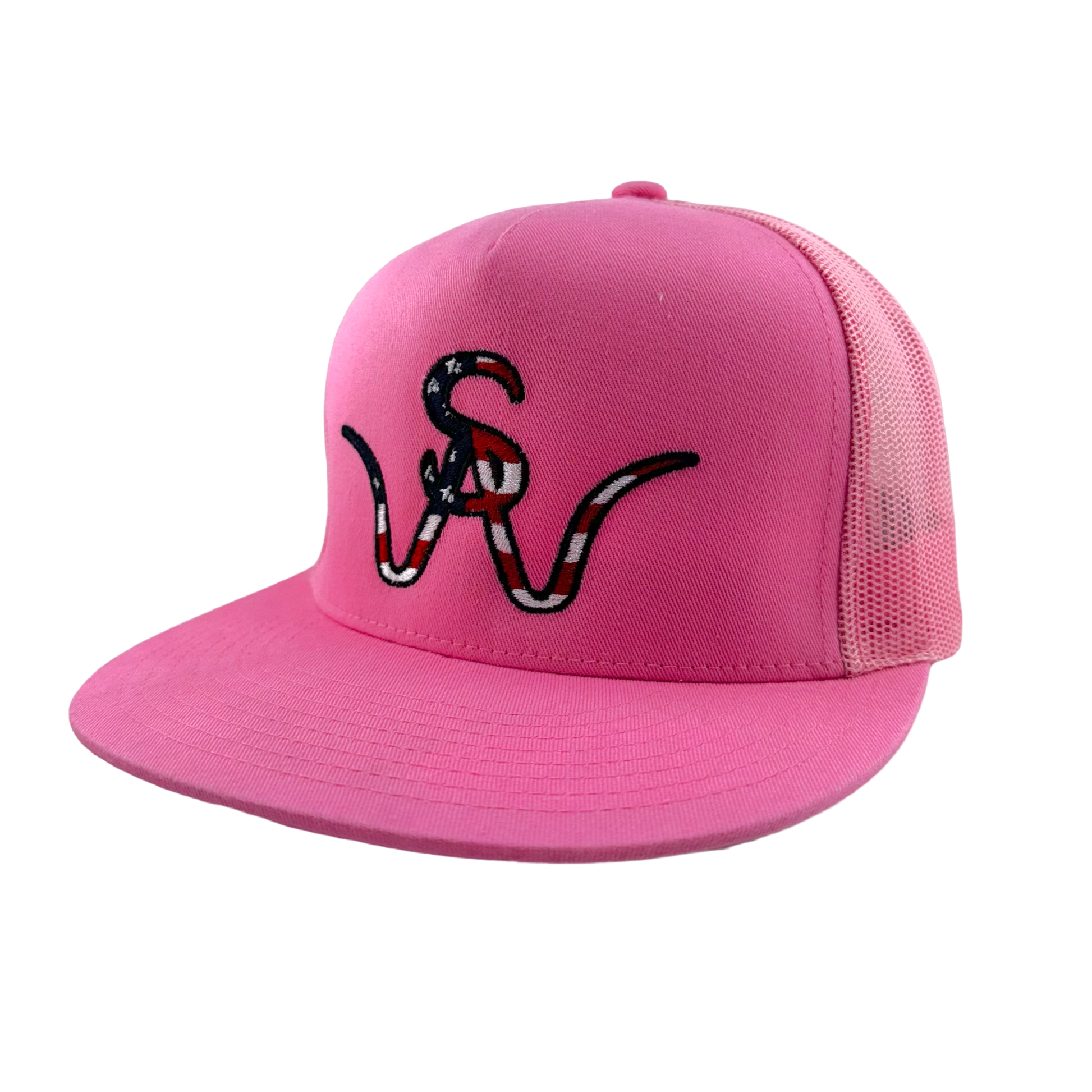 Pink America First Hat Front
