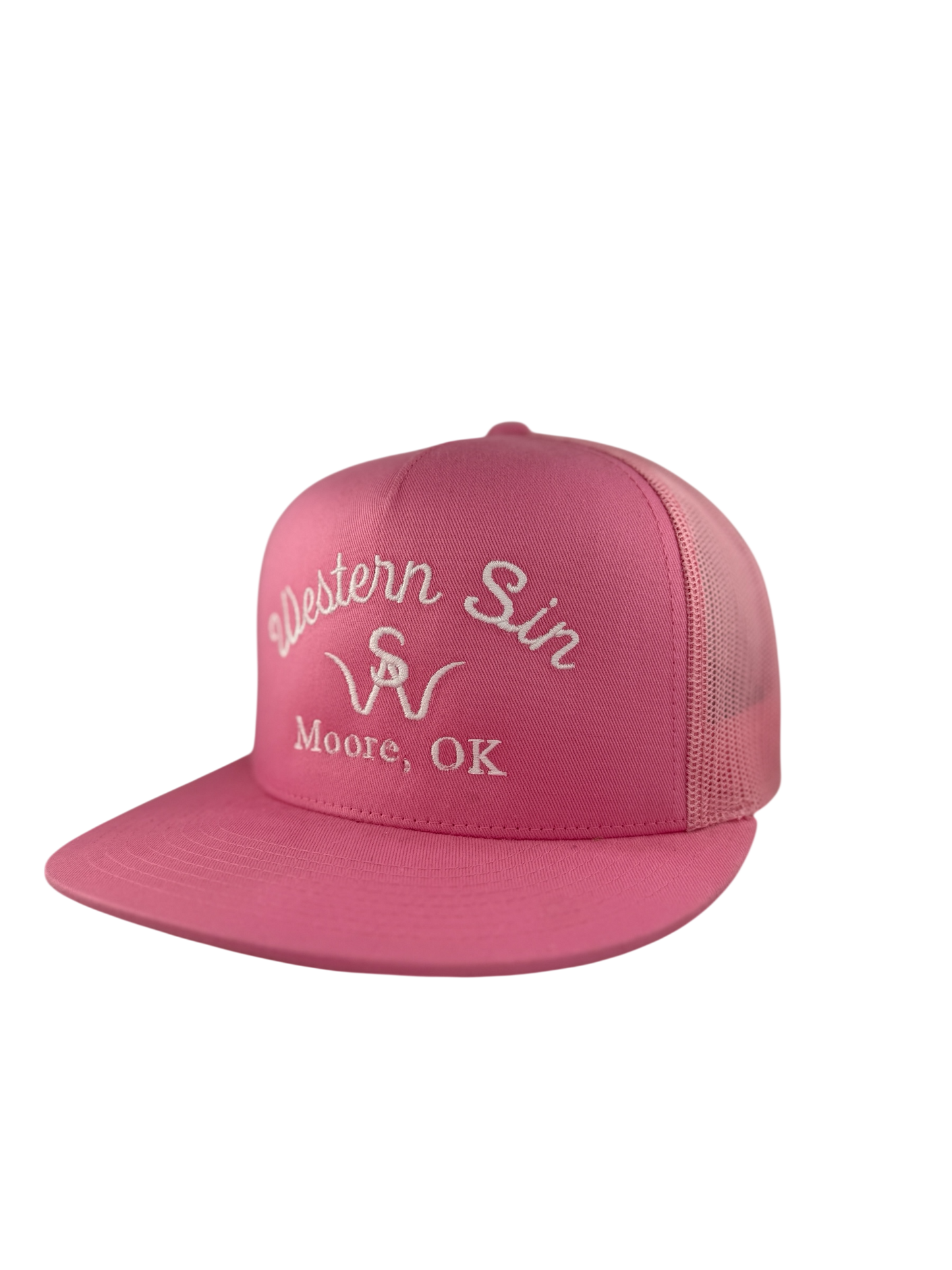 Pink Remix Trucker Hat Front