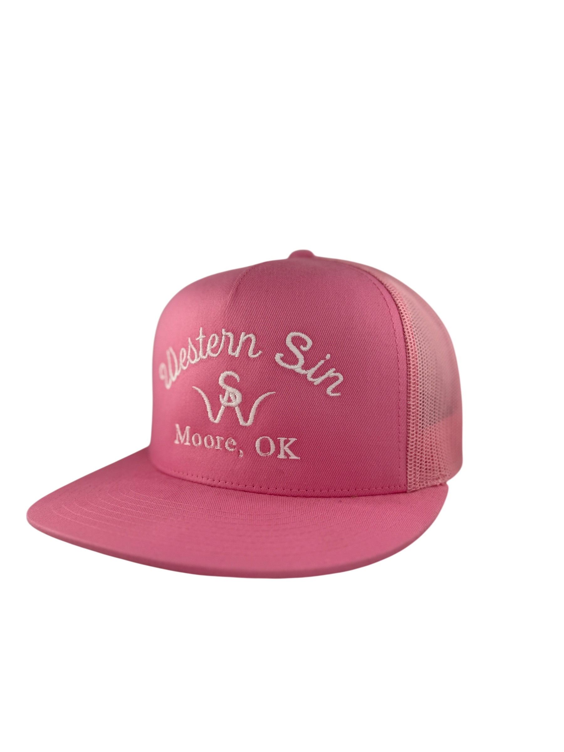 Pink Remix Trucker Hat Front