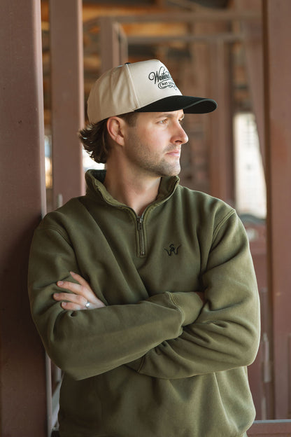 Forest Green Lightweight Quarter Zip