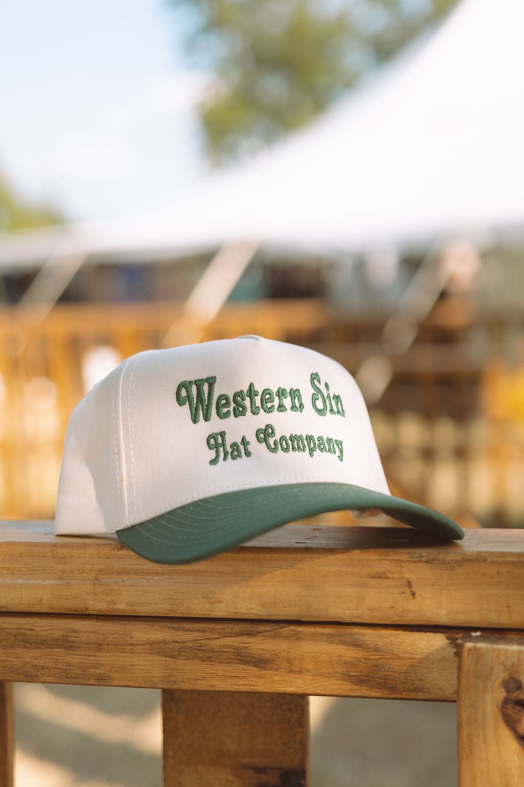 Green Two Tone Hat