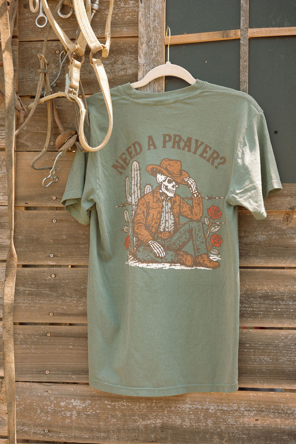 Need a prayer t-shirt back