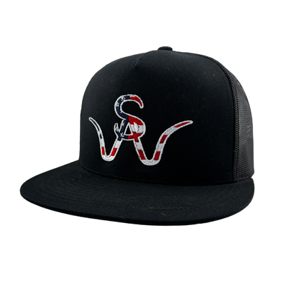 Black America First Hat front