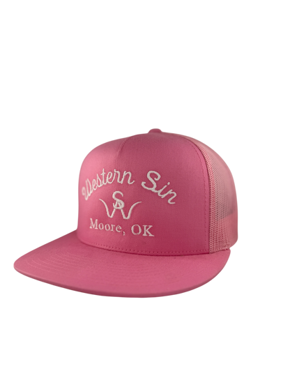 Pink Remix Trucker Hat Front